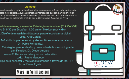Seminario Virtual E-learning - UCAV (Ms informacin)